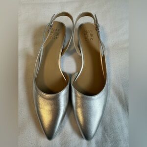 Naturalizer Banks silver sling-backs
